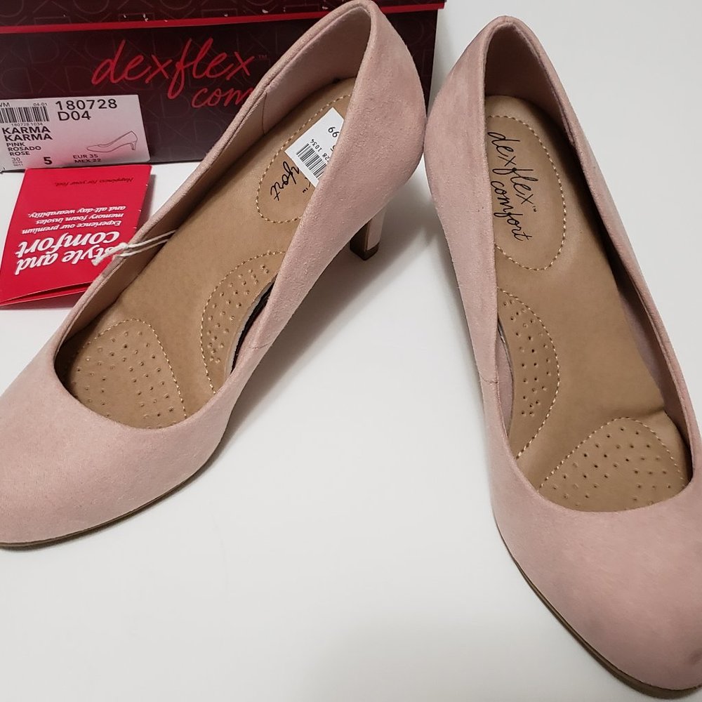 Dexflex Comfort Karma Pink Pumps - size 5